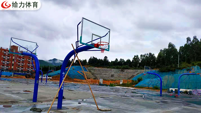 廣東學(xué)校籃球架