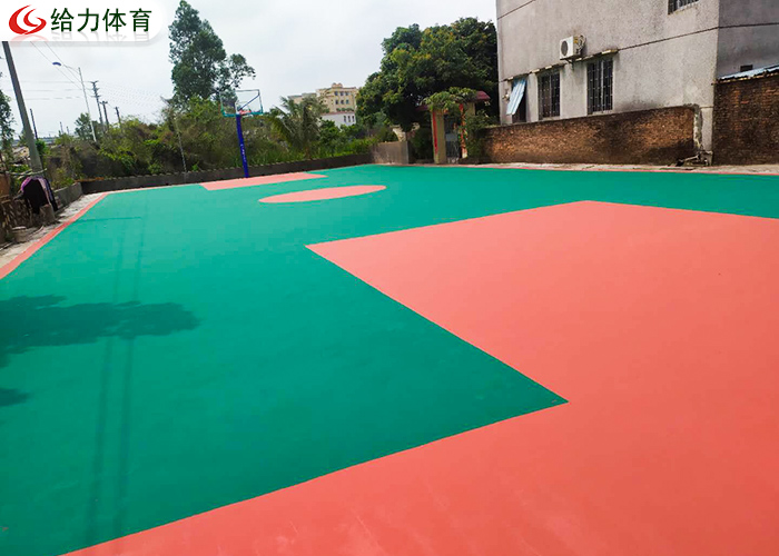 彩色籃球場造價